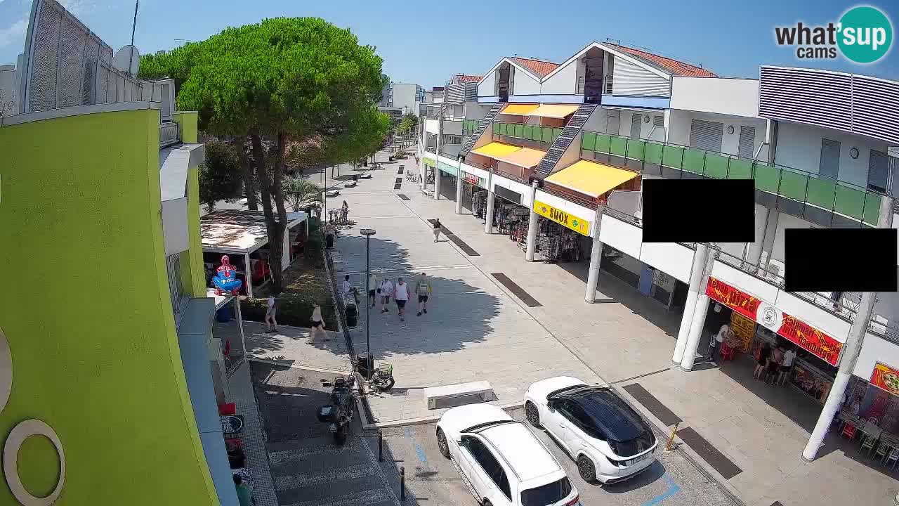 Webcam Bibione Einkaufsstraße – Liveblick