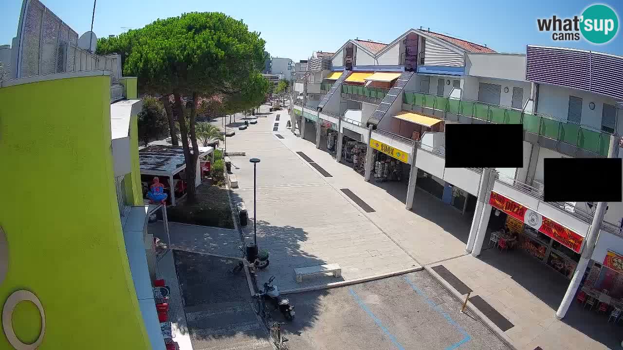 Webcam Bibione Einkaufsstraße – Liveblick