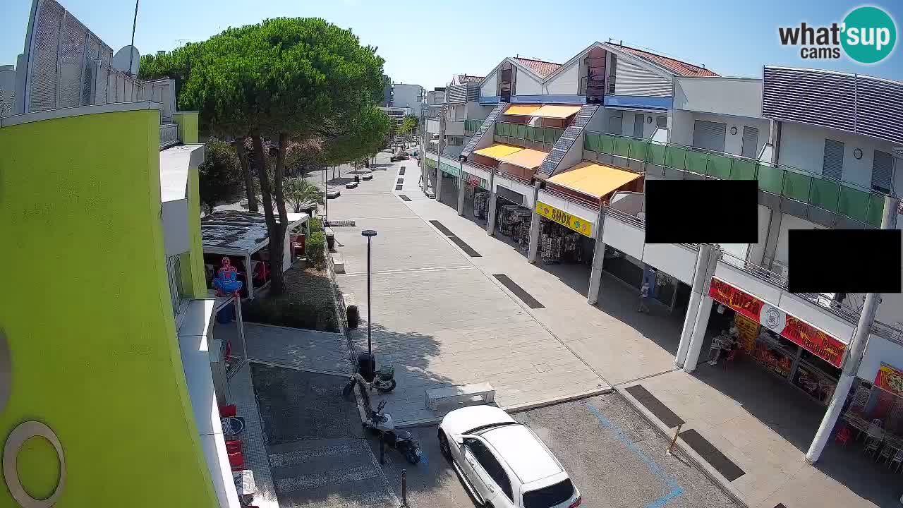 Webcam Bibione Einkaufsstraße – Liveblick