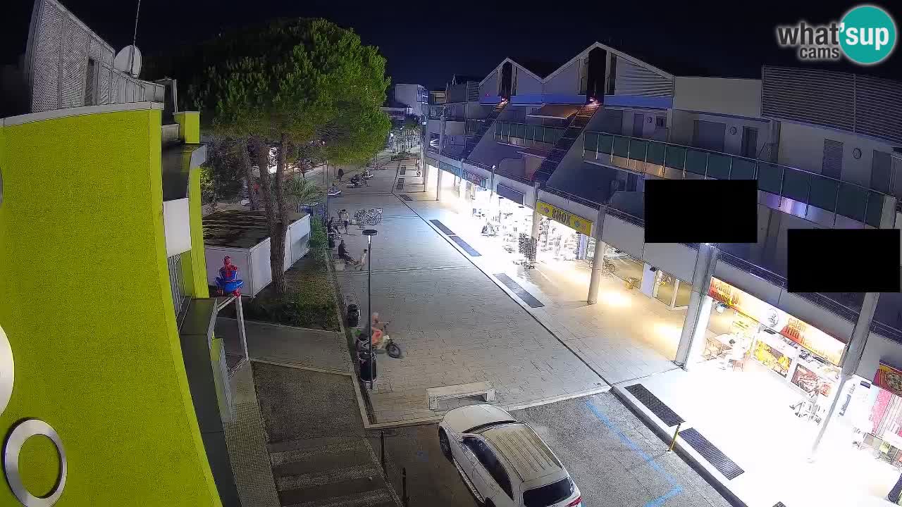 Webcam Rue Commerçante de Bibione – Vue en direct