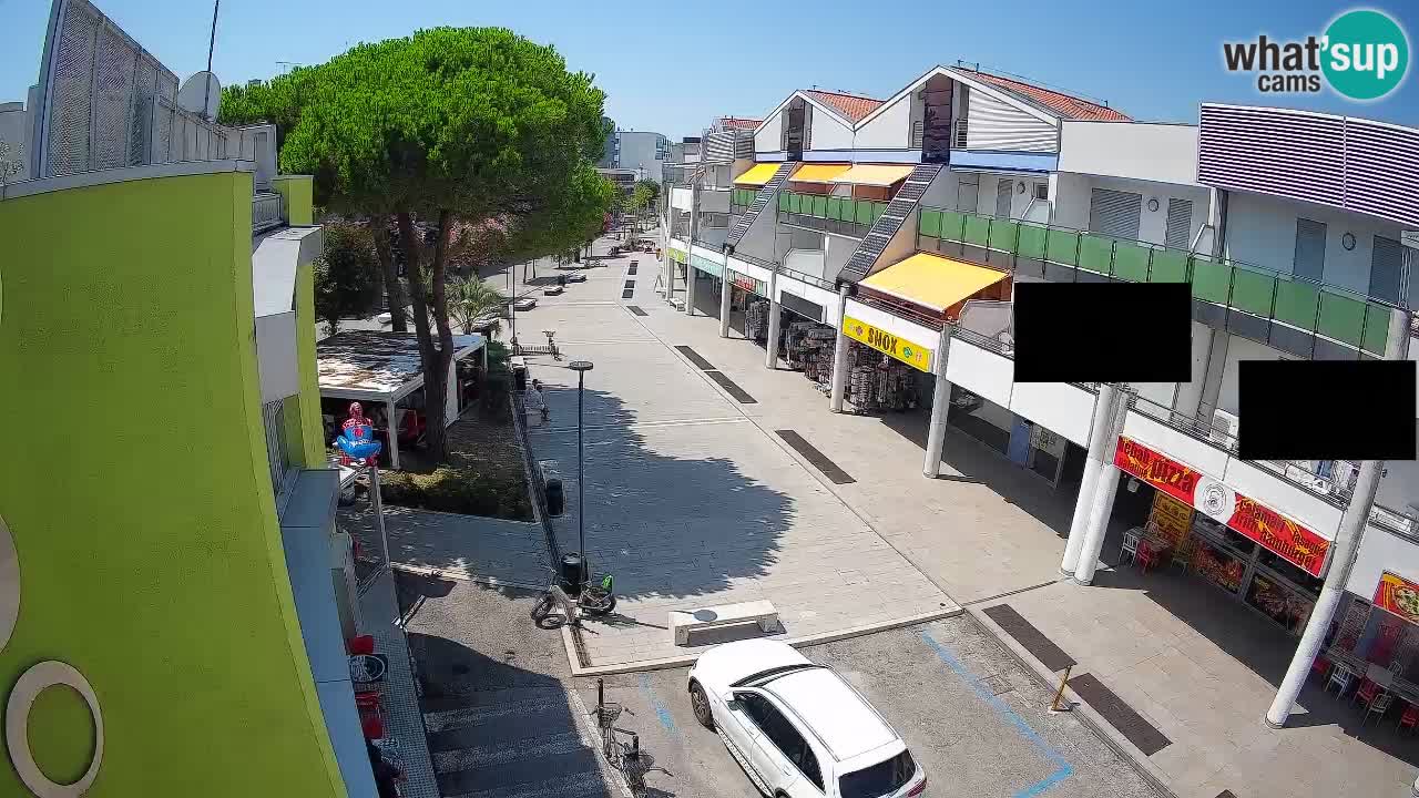 Webcam Via dello Shopping Bibione – Diretta Live