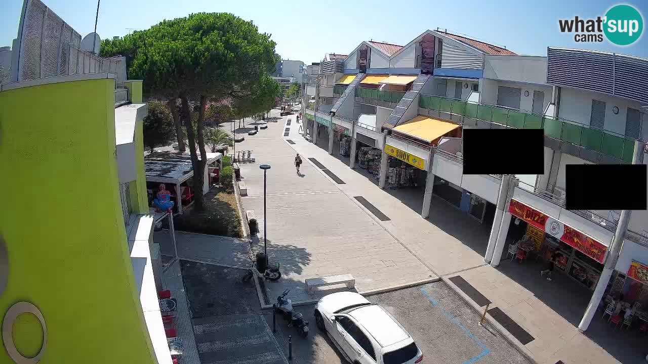 Web kamera Bibione – Trgovačka ulica uživo