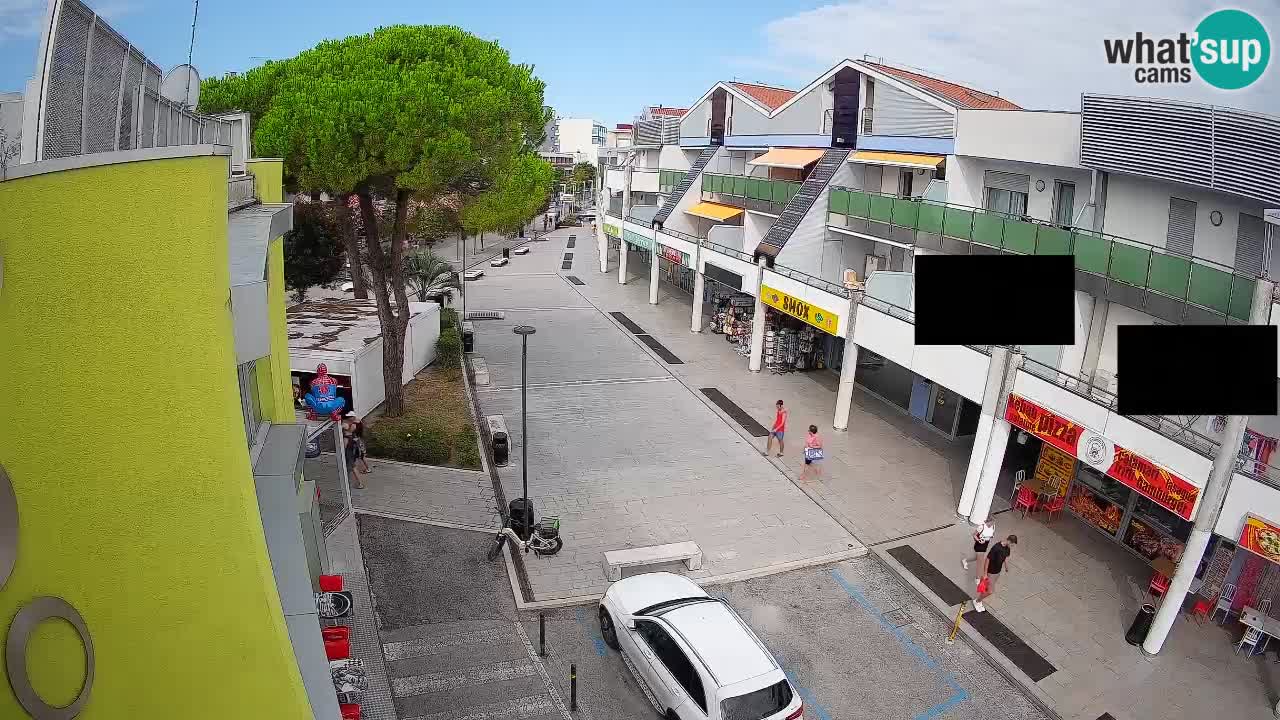 Webcam Bibione Einkaufsstraße – Liveblick