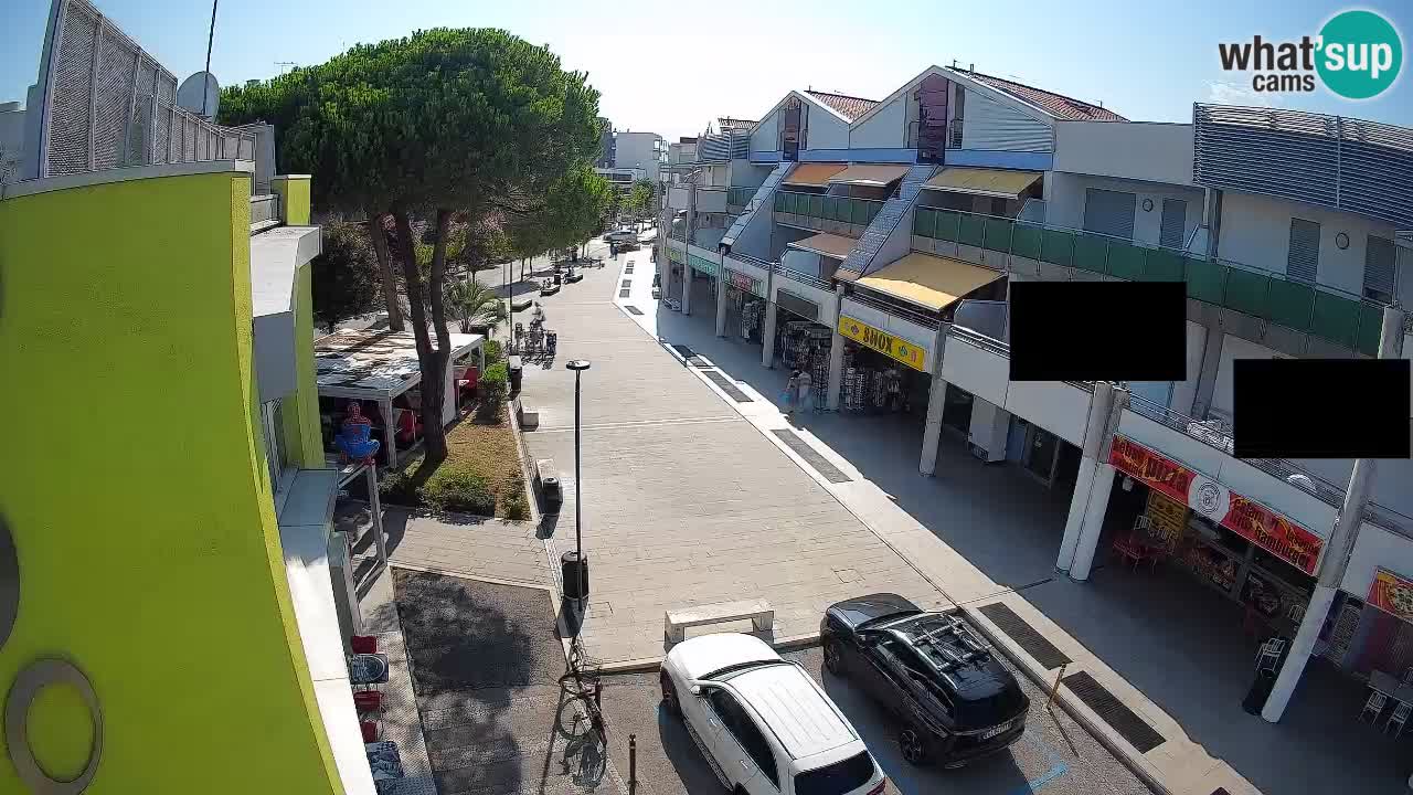 Webcam Bibione Einkaufsstraße – Liveblick