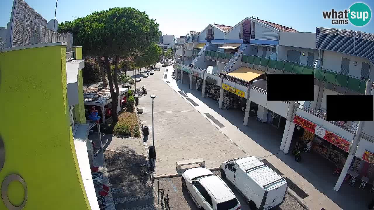 Webcam Bibione Einkaufsstraße – Liveblick