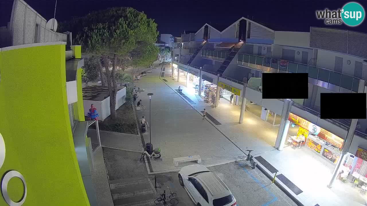Webcam Rue Commerçante de Bibione – Vue en direct