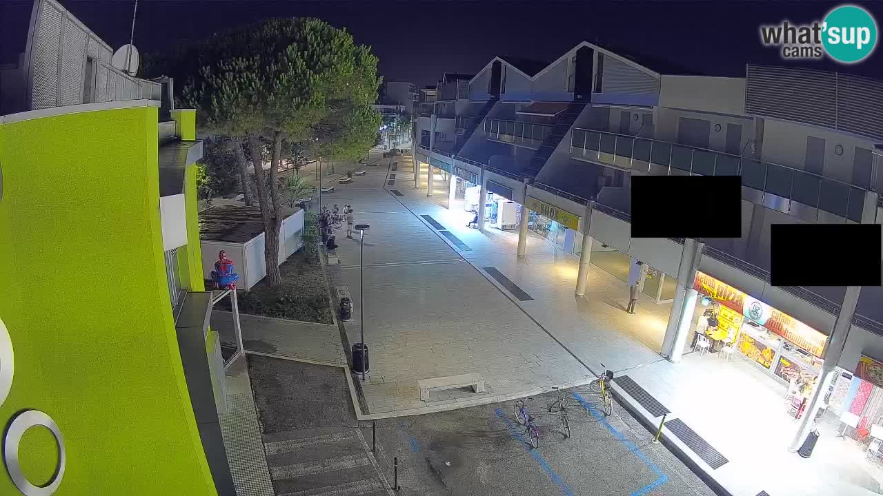 Webcam Bibione Einkaufsstraße – Liveblick