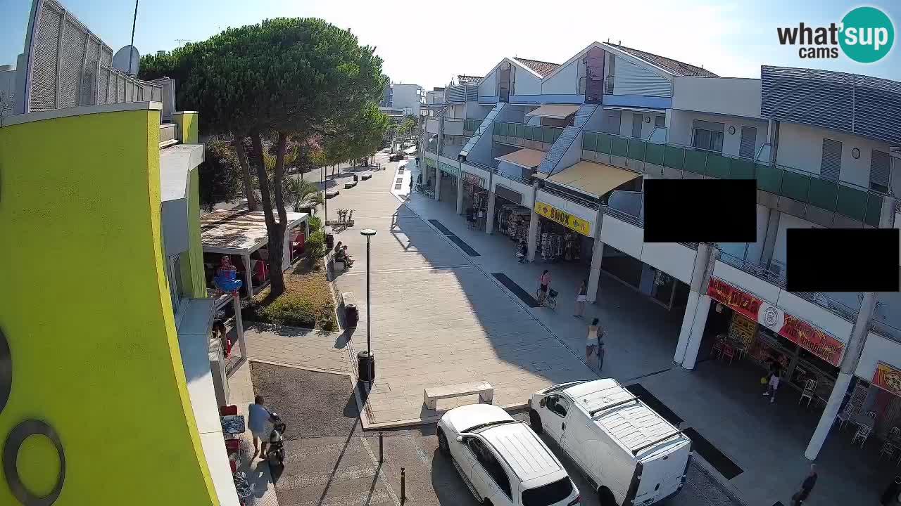 Webcam Bibione Einkaufsstraße – Liveblick