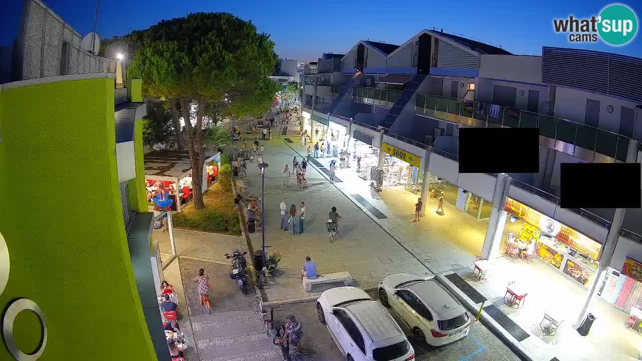 Webcam Bibione Einkaufsstraße – Liveblick