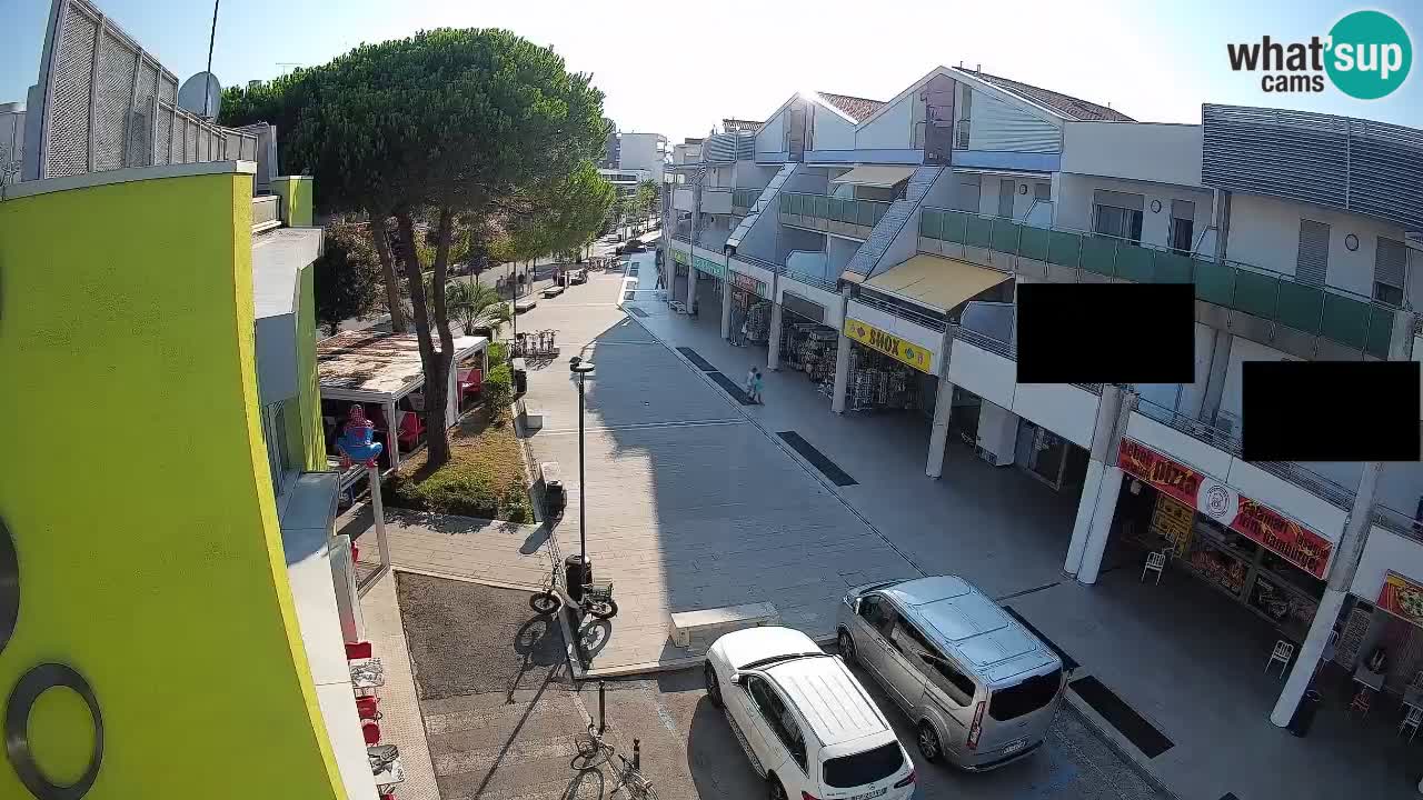Webcam Bibione Einkaufsstraße – Liveblick