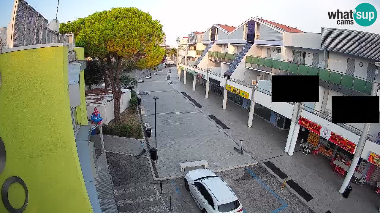 Webcam Bibione Einkaufsstraße – Liveblick