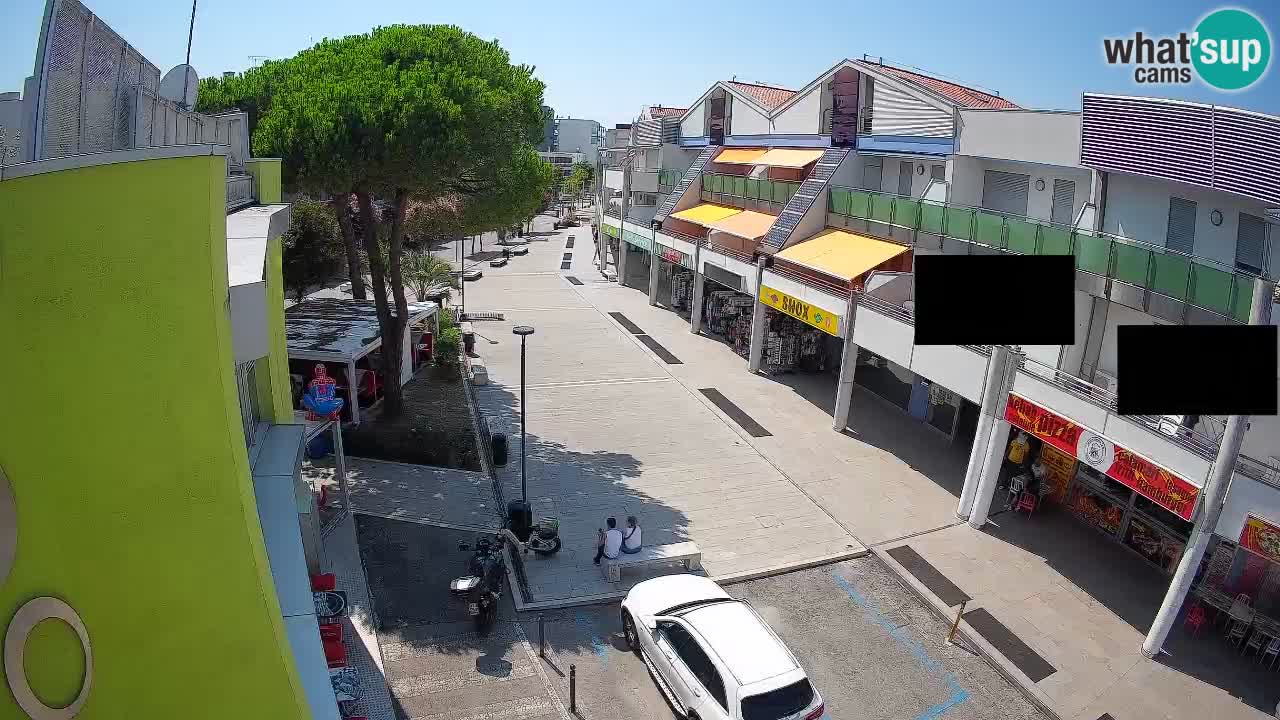 Webcam Rue Commerçante de Bibione – Vue en direct