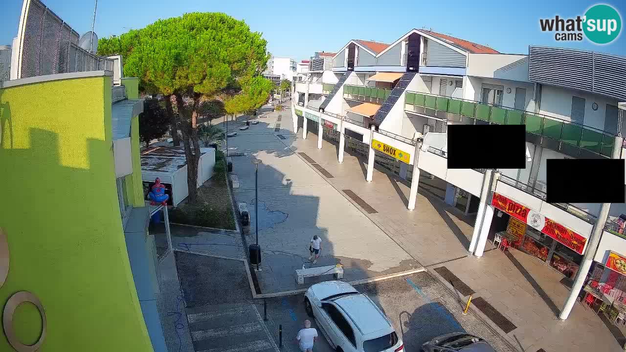Web kamera Bibione – Trgovačka ulica uživo