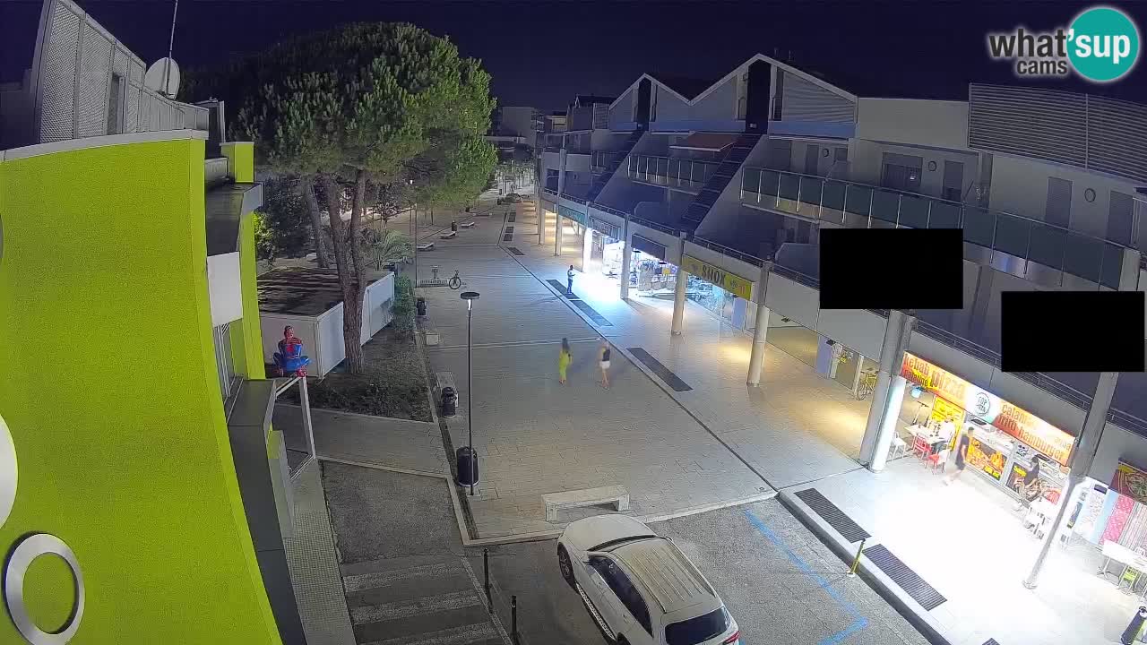 Webcam Rue Commerçante de Bibione – Vue en direct