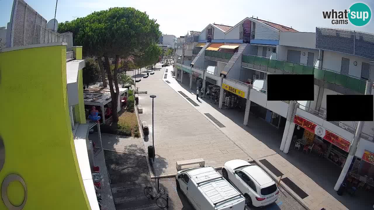 Webcam Bibione Einkaufsstraße – Liveblick