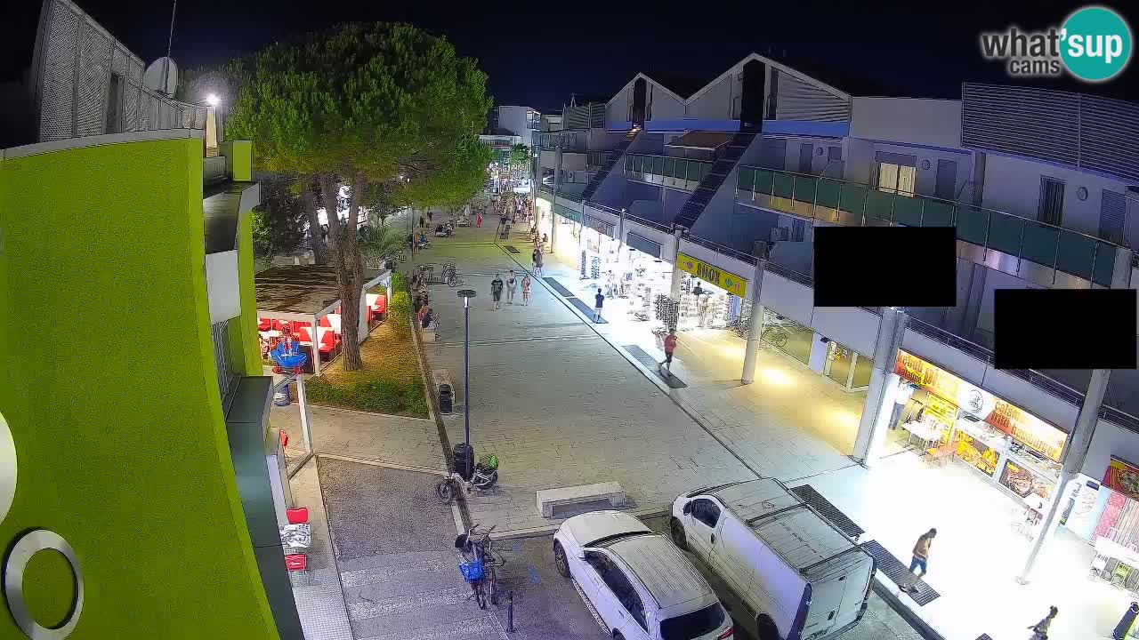 Webcam Bibione Einkaufsstraße – Liveblick