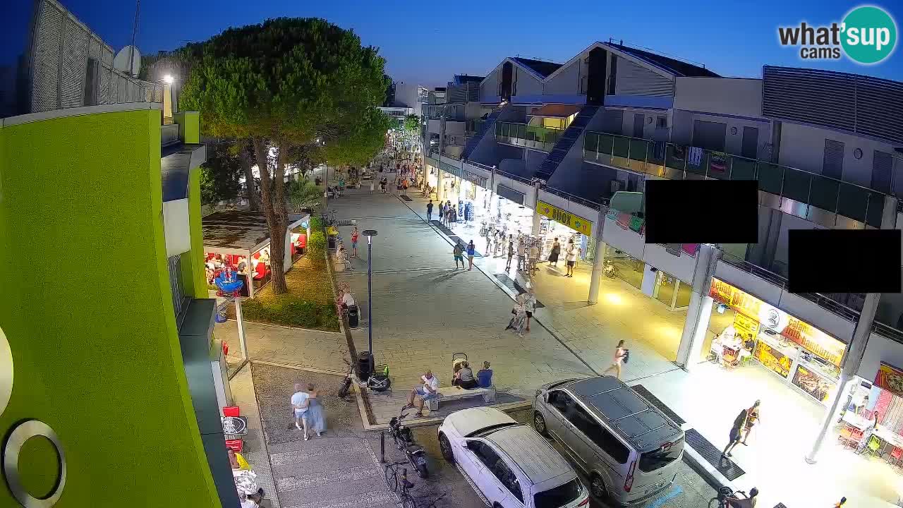 Webcam Bibione Einkaufsstraße – Liveblick