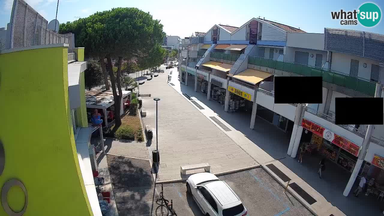 Webcam Bibione Einkaufsstraße – Liveblick