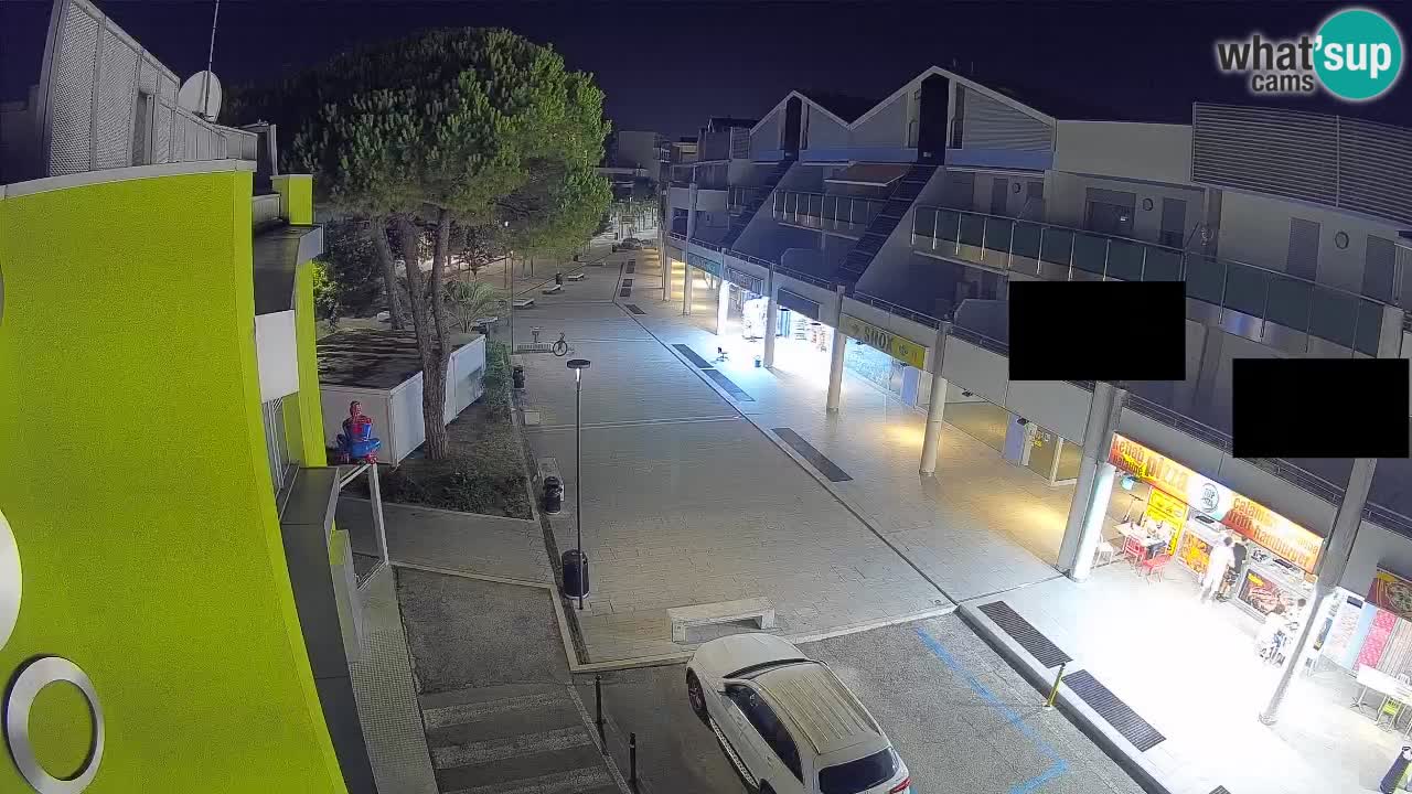 Webcam Rue Commerçante de Bibione – Vue en direct