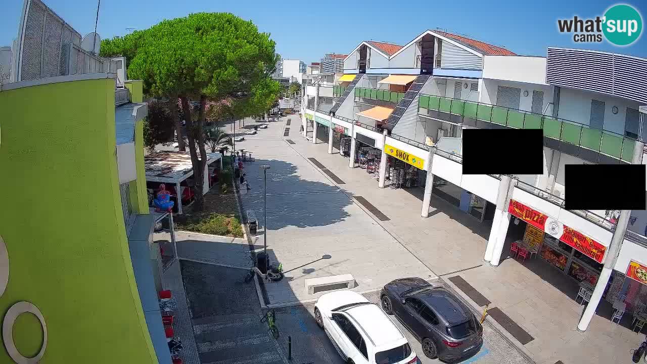 Webcam Rue Commerçante de Bibione – Vue en direct