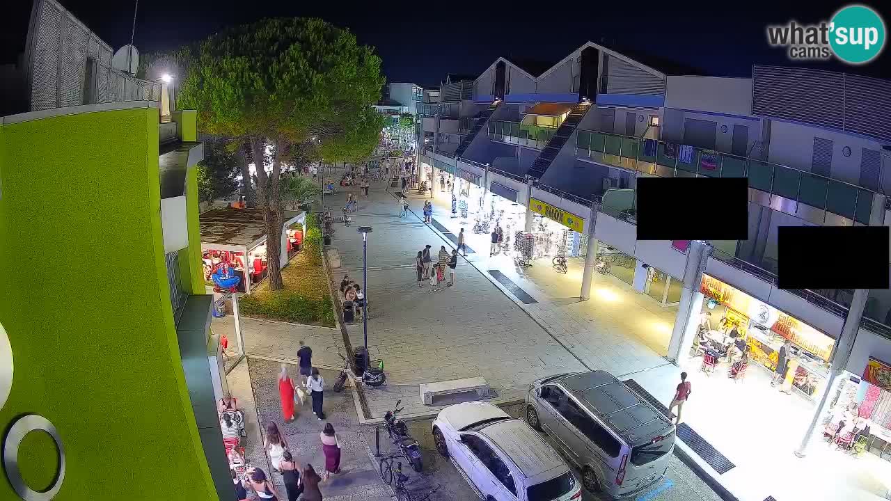 Webcam Rue Commerçante de Bibione – Vue en direct