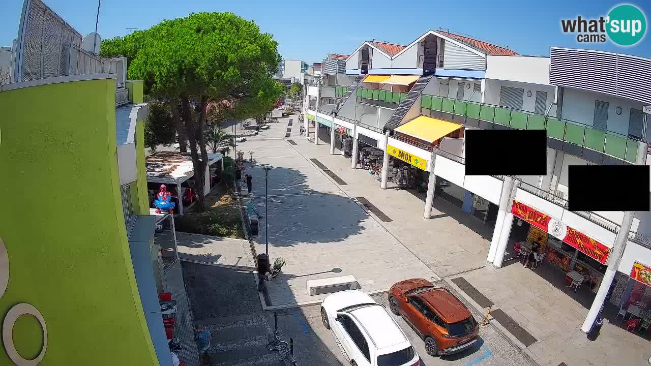 Webcam Bibione Einkaufsstraße – Liveblick