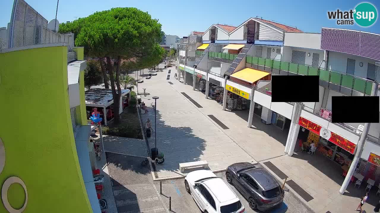 Webcam Bibione Einkaufsstraße – Liveblick