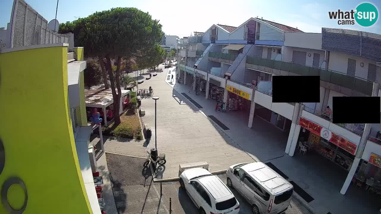 Web kamera Bibione – Trgovačka ulica uživo