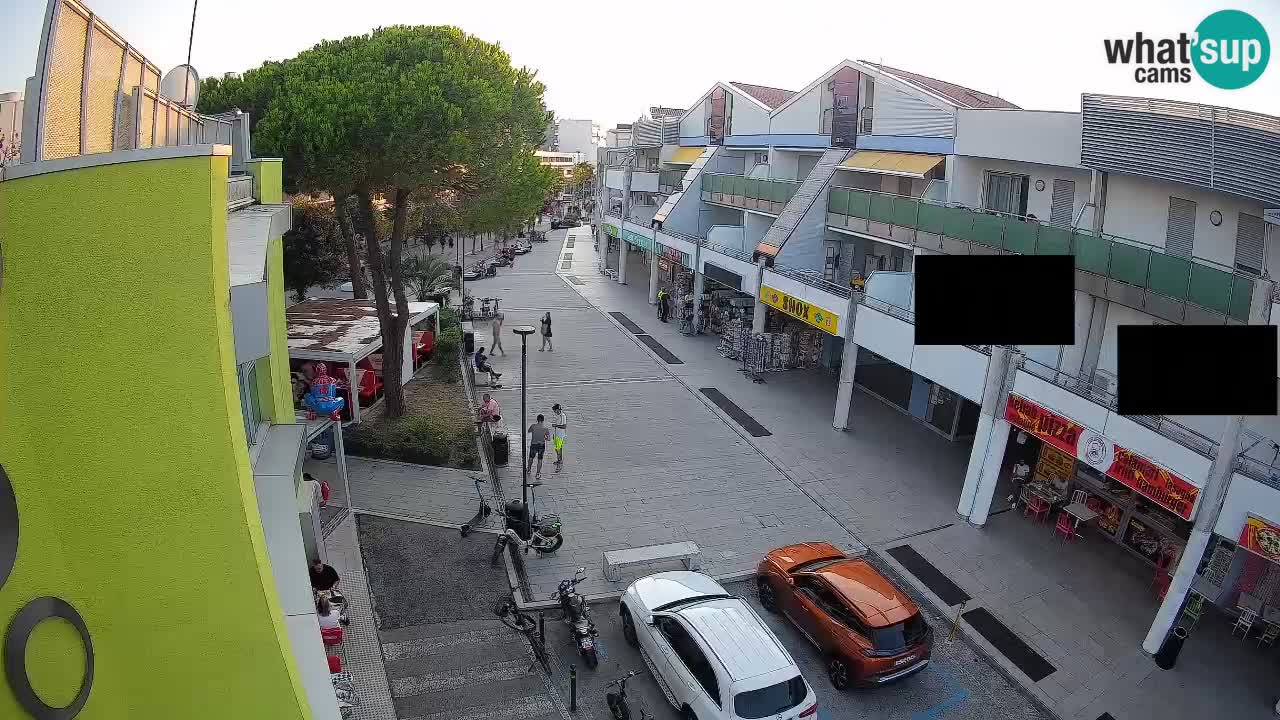 Webcam Bibione Einkaufsstraße – Liveblick
