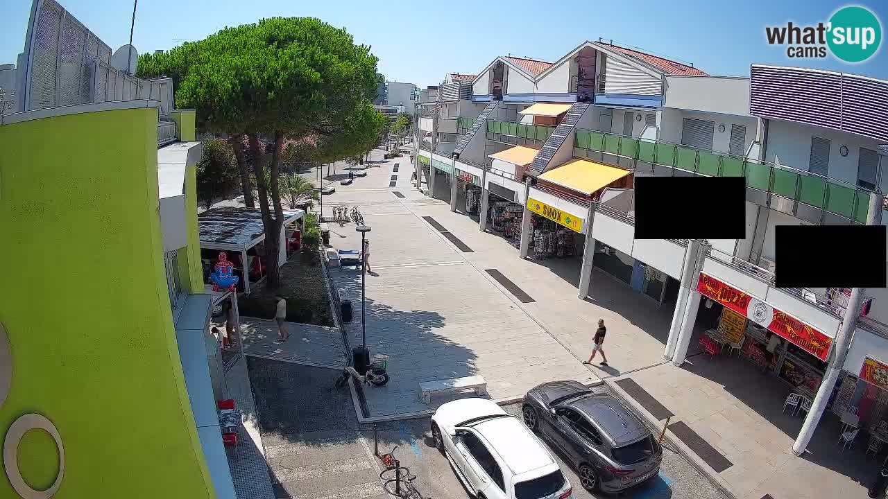 Web kamera Bibione – Trgovačka ulica uživo