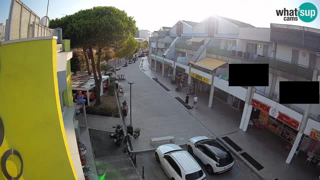Web kamera Bibione – Trgovačka ulica uživo