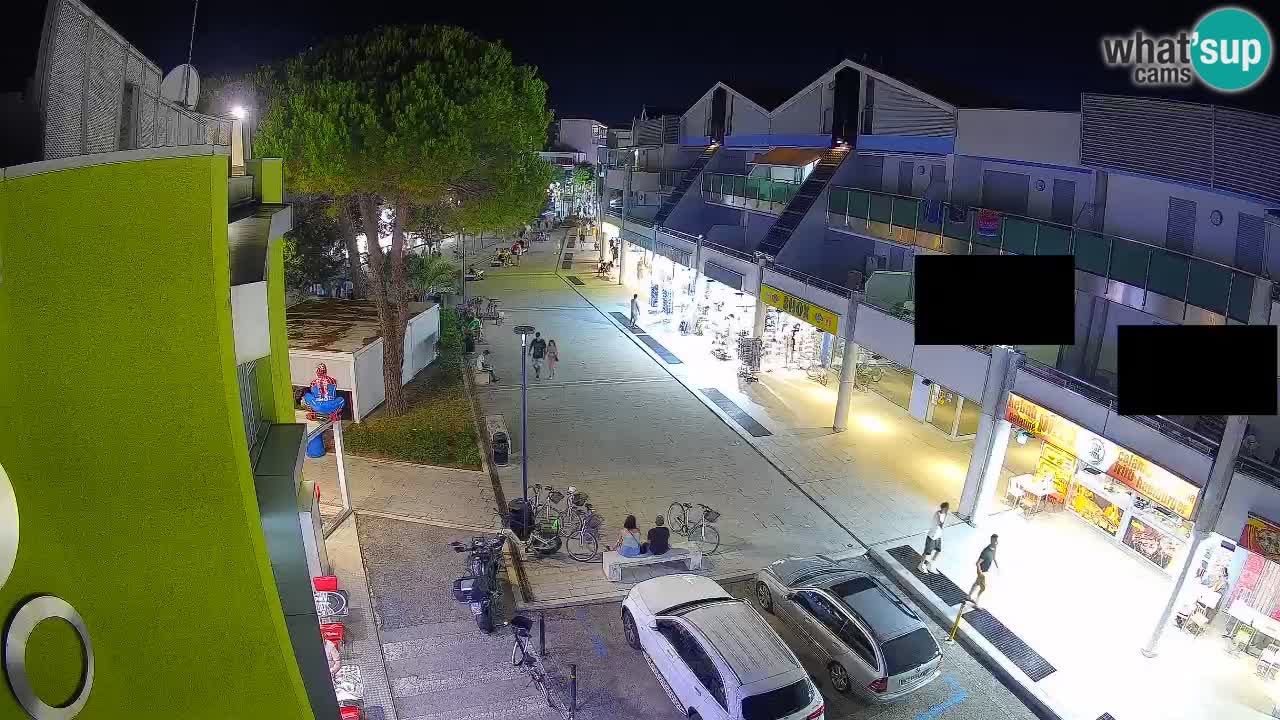 Web kamera Bibione – Trgovačka ulica uživo
