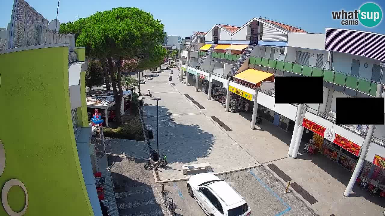 Webcam Bibione Einkaufsstraße – Liveblick
