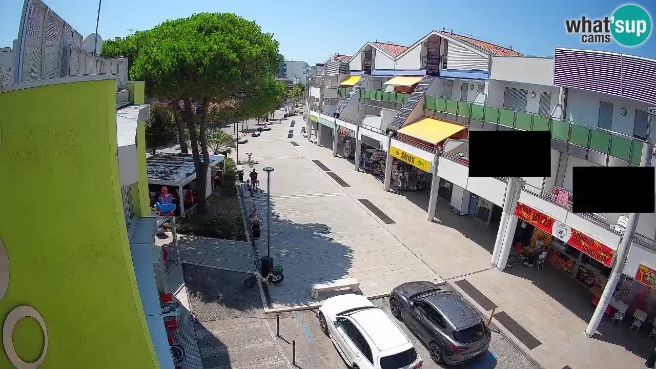 Webcam Rue Commerçante de Bibione – Vue en direct