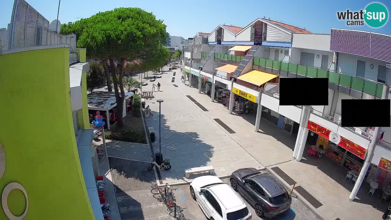 Webcam Rue Commerçante de Bibione – Vue en direct