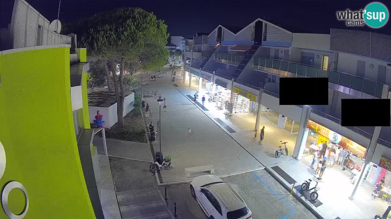 Webcam Bibione Einkaufsstraße – Liveblick
