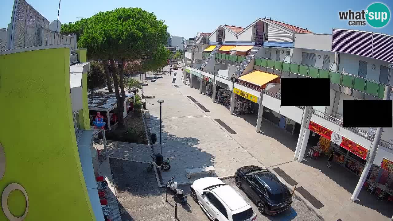 Web kamera Bibione – Trgovačka ulica uživo