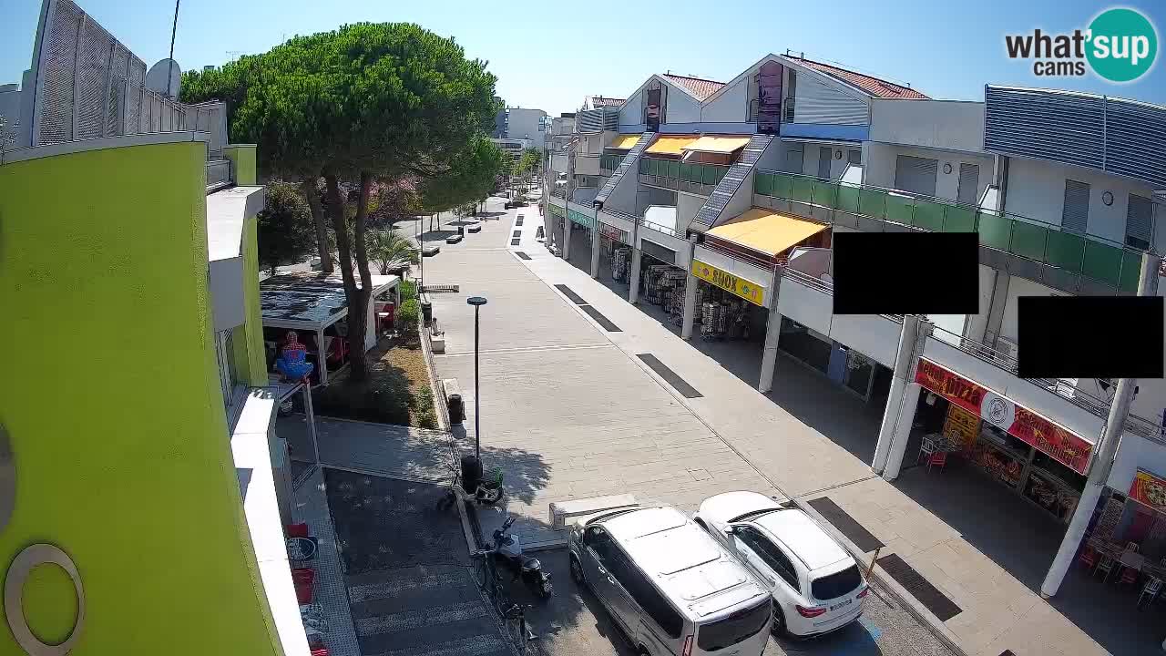 Webcam Bibione Einkaufsstraße – Liveblick