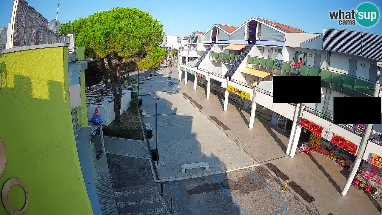 Web kamera Bibione – Trgovačka ulica uživo