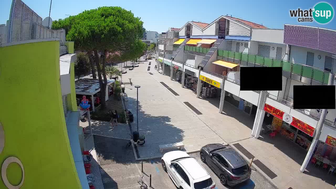 Webcam Rue Commerçante de Bibione – Vue en direct