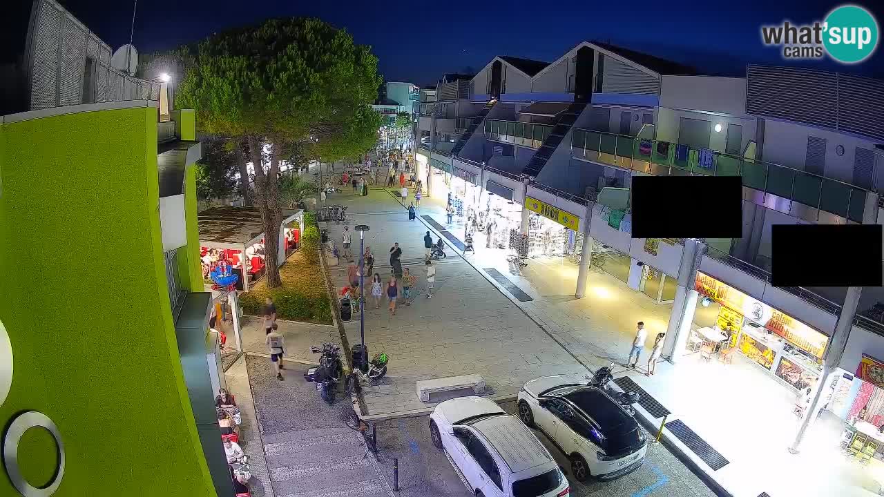 Web kamera Bibione – Trgovačka ulica uživo