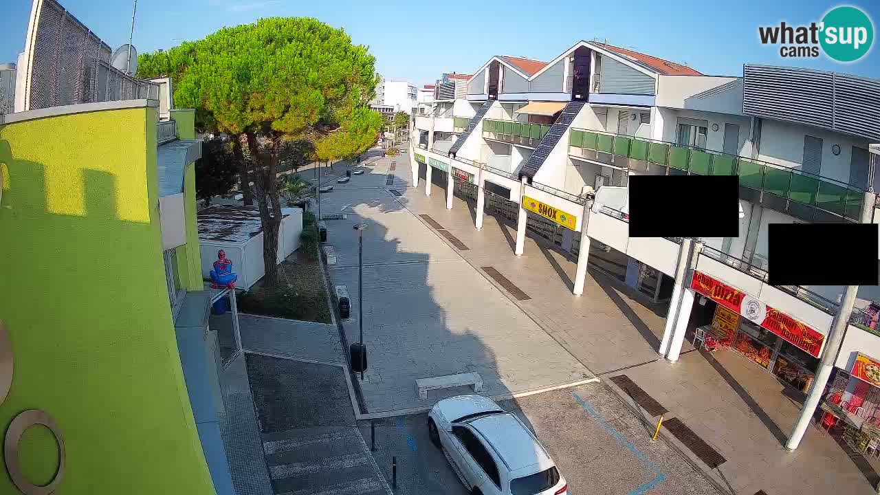 Webcam Bibione Einkaufsstraße – Liveblick
