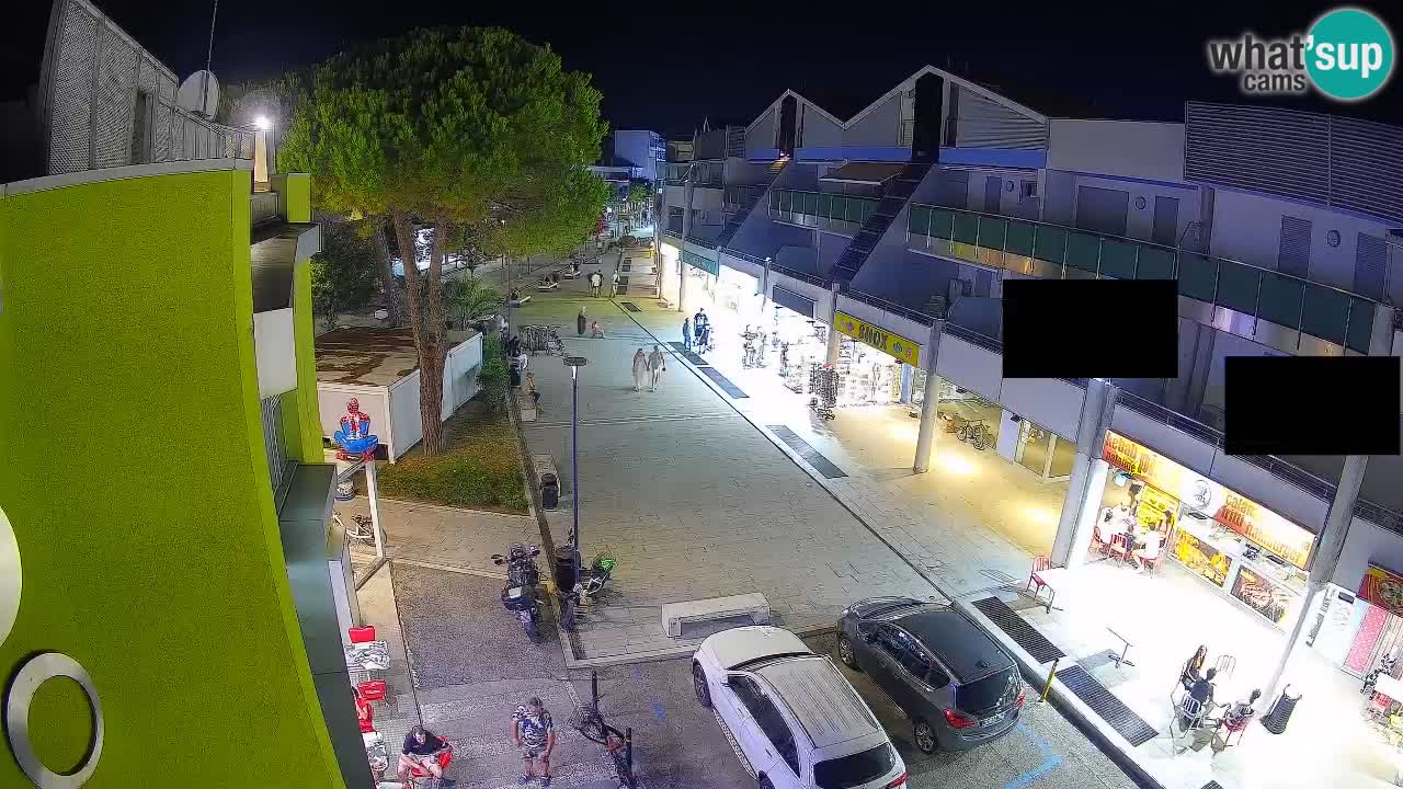 Webcam Bibione Einkaufsstraße – Liveblick