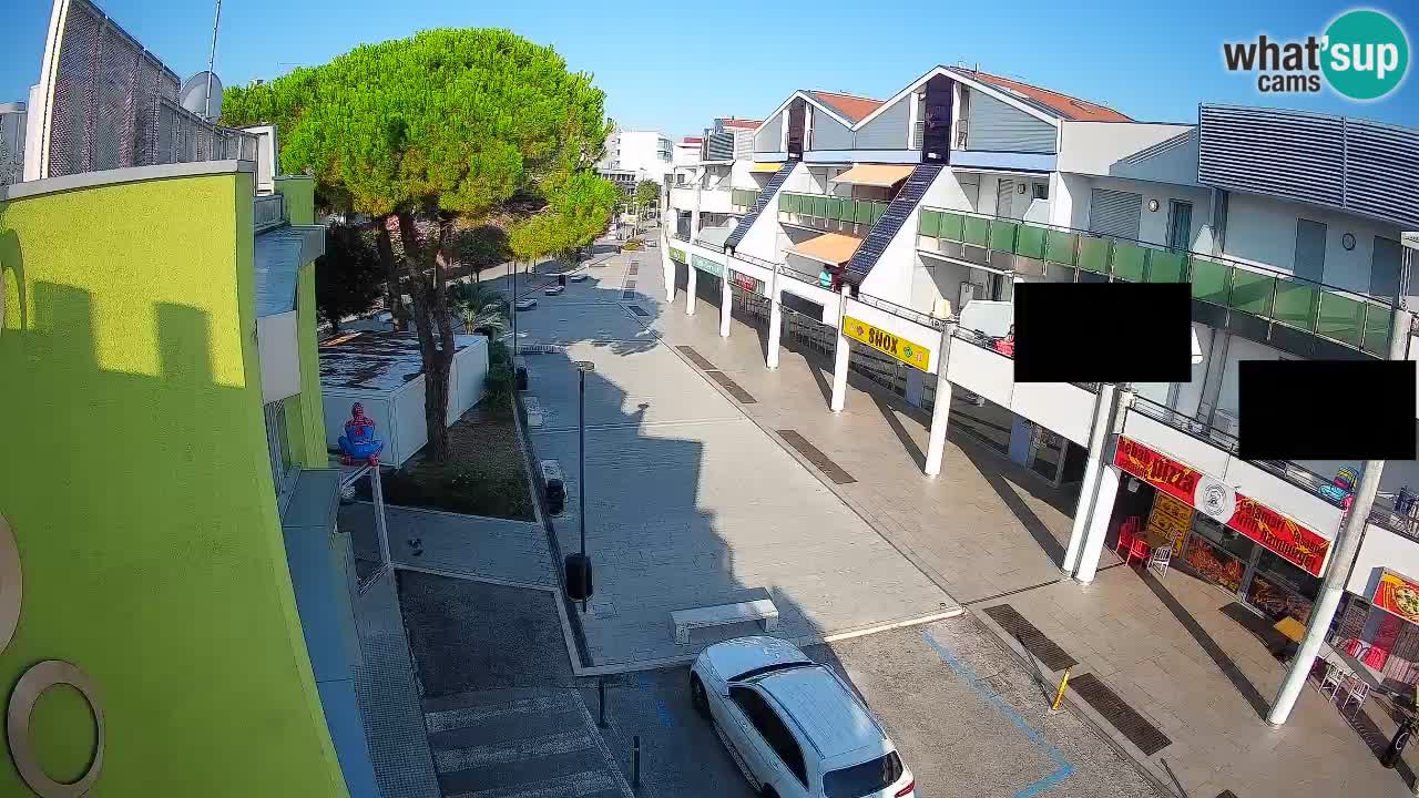 Webcam Rue Commerçante de Bibione – Vue en direct
