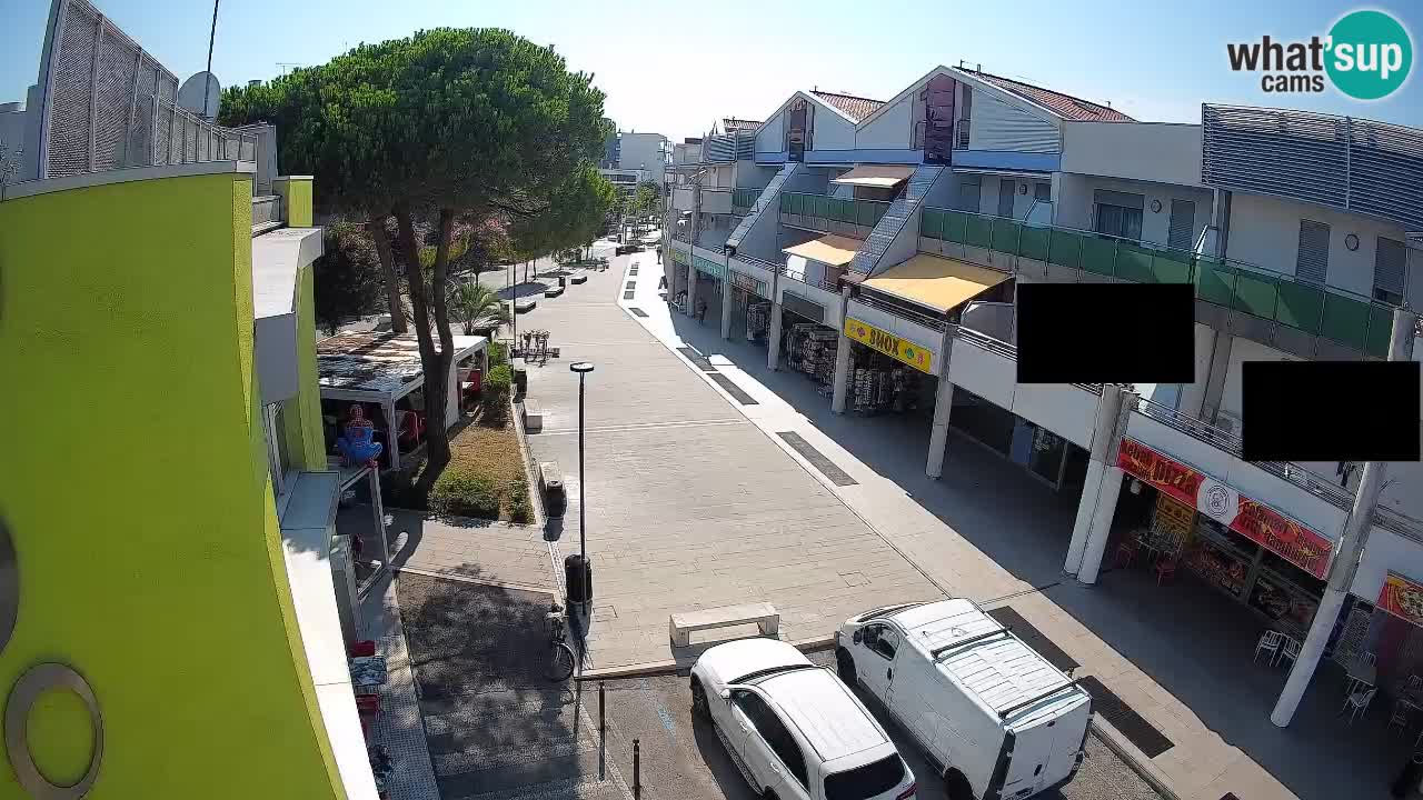 Webcam Rue Commerçante de Bibione – Vue en direct