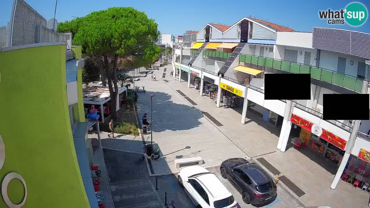Web kamera Bibione – Trgovačka ulica uživo