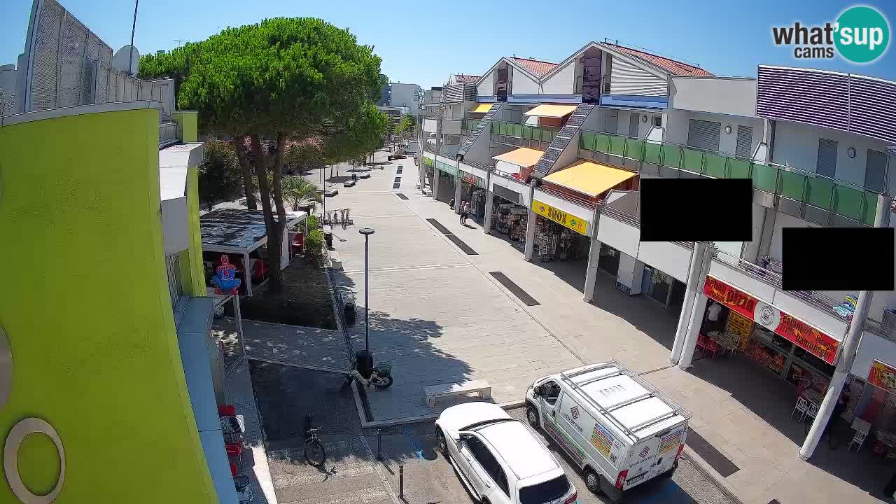 Webcam Bibione Einkaufsstraße – Liveblick