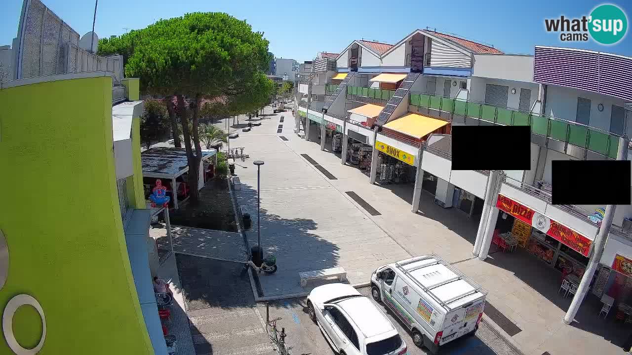 Webcam Rue Commerçante de Bibione – Vue en direct
