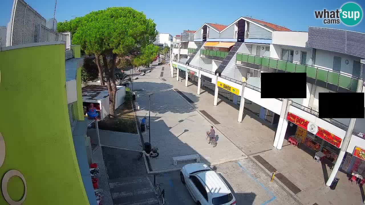 Webcam Bibione Einkaufsstraße – Liveblick