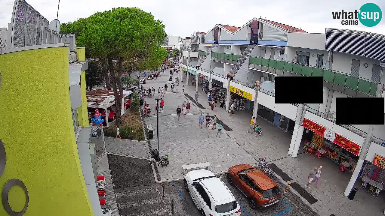 Web kamera Bibione – Trgovačka ulica uživo